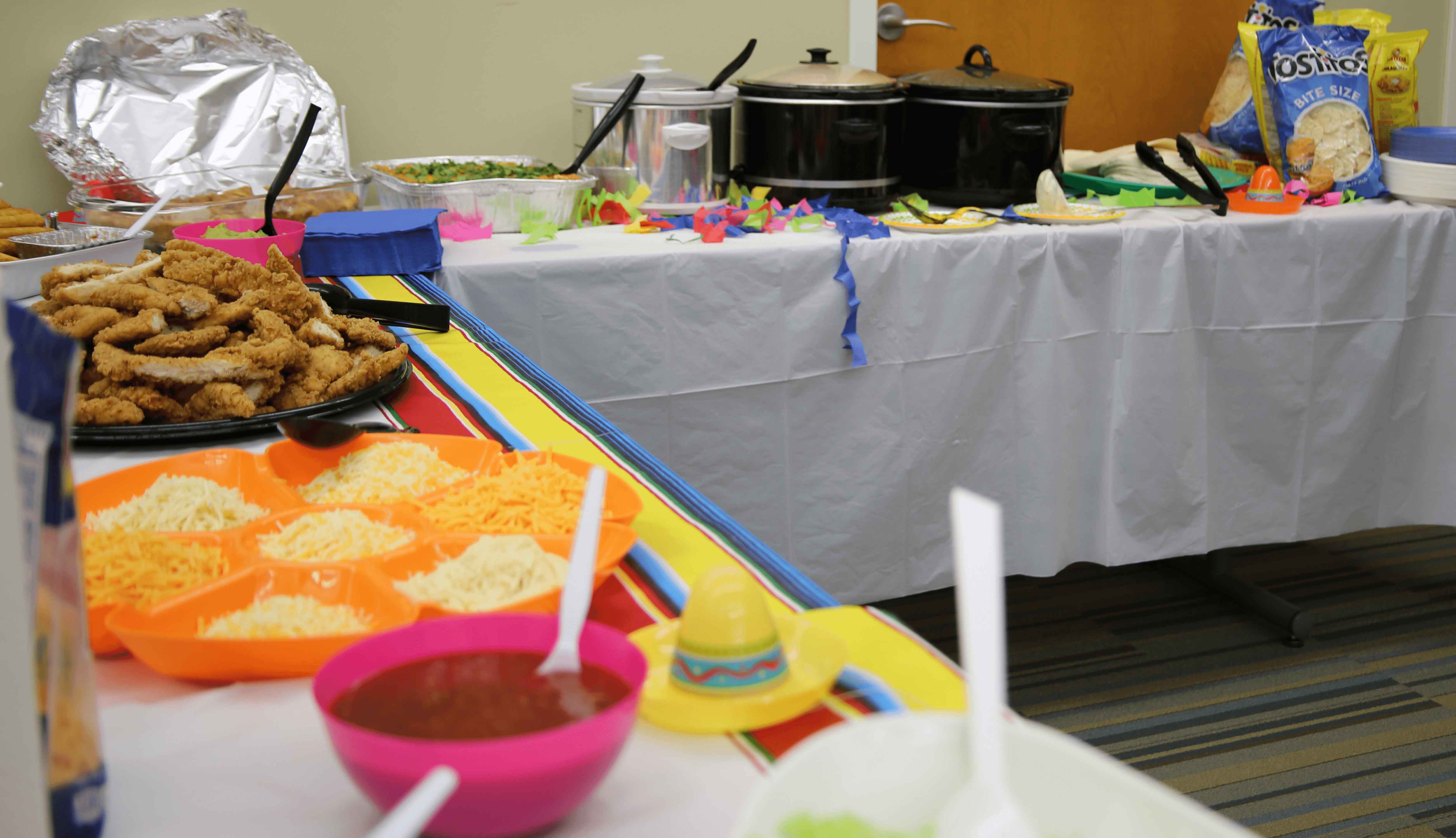 Party Foods at a Bridal Shower