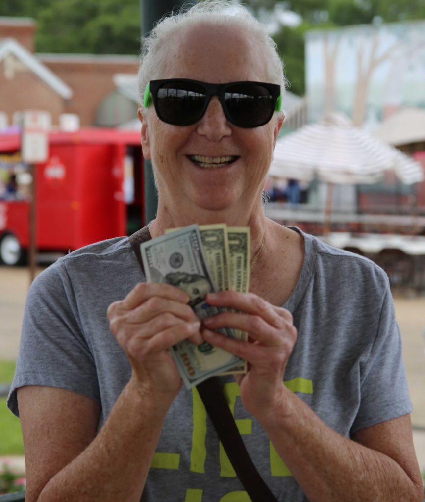 $100 Winner Vada Stithem at Spring Fest