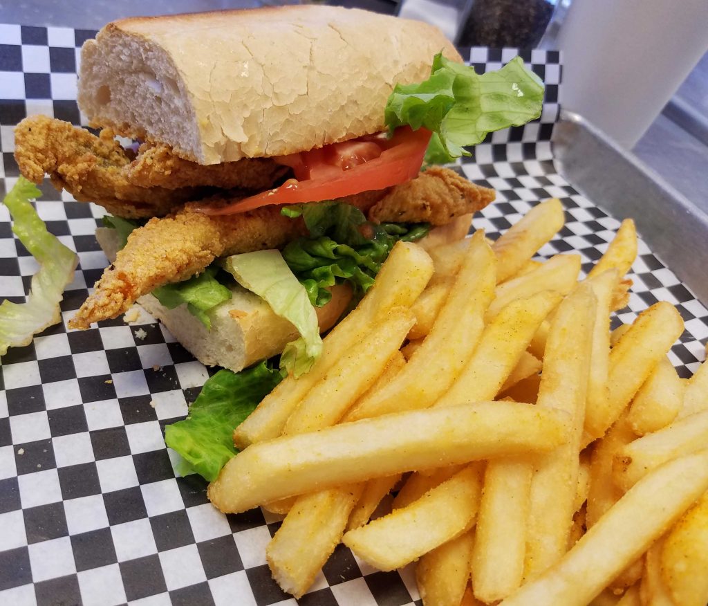 Duck Roost Seafood and Deli Poboy in St. Amant, Louisiana