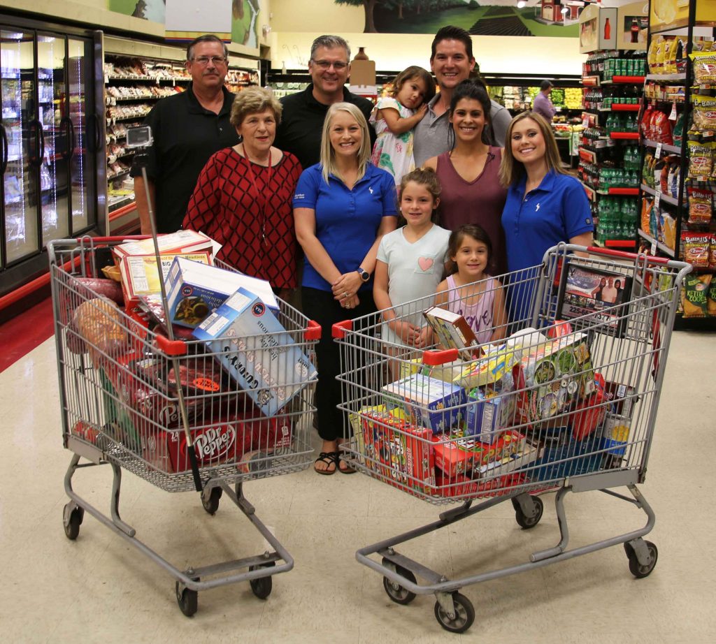 Shopping spree for families in need