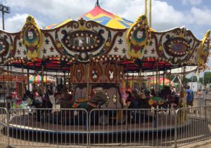 Carousel at Jambalaya Festival in Gonzales Louisiana