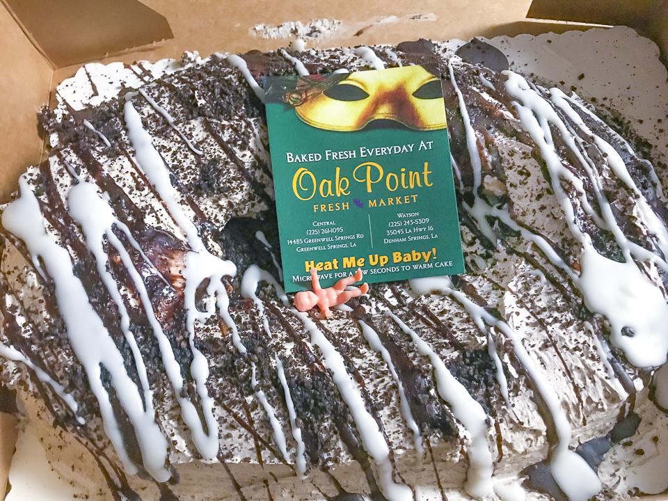 Oak Point Fresh Market Oreo King Cake Watson Louisiana