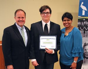 Livingston Parish 2018 Team Pelican Scholarship Winner Kaleb Morgan