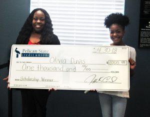 Caddo Parish 2018 Team Pelican Scholarship Winner Olivia Davis