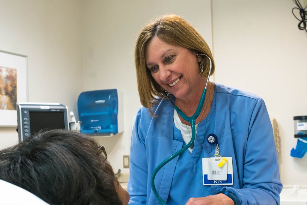 Opelousas General Nurse with Patient