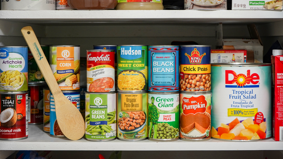 ) Inexpensive canned goods